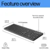HP 225 Wireless Keyboard | 2.4GHz Wireless | Chiclet Keys - Compu-Fi Technology South Africa