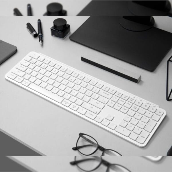 Keychron B6 Pro | 100% Full-Size Wireless Keyboard | Scissor Switch | Ivory White - Compu-Fi Technology South Africa