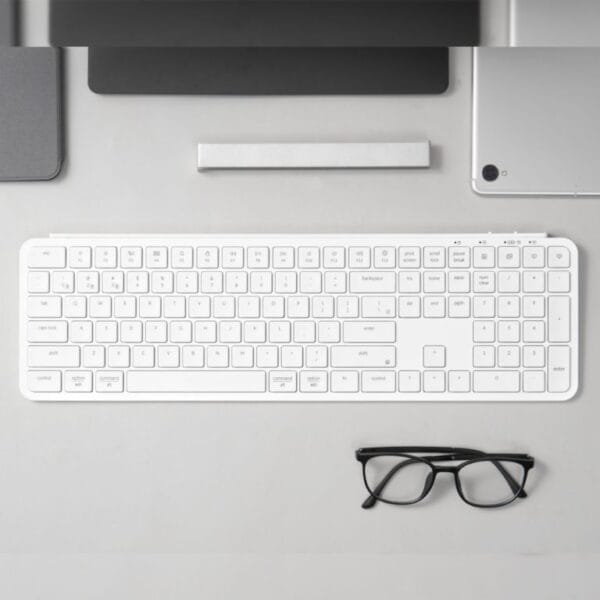 Keychron B6 Pro | 100% Full-Size Wireless Keyboard | Scissor Switch | Ivory White - Compu-Fi Technology South Africa
