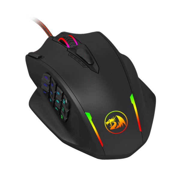 Redragon Impact MMO Gaming Mouse | 12400 DPI | 18 Programmable Buttons | RGB - Compu-Fi Technology South Africa