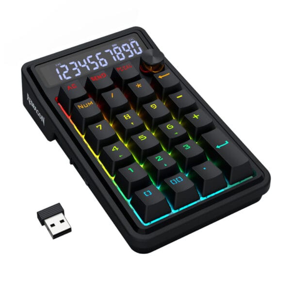 Redragon K733 COVE | Mechanical Numpad | 22-Key | Tri-Mode Wireless - Compu-Fi Technology South Africa