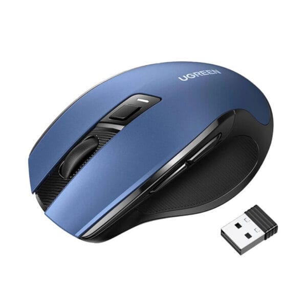Ugreen MU006 | 2.4GHz Wireless Optical Mouse | 4000 DPI | Blue - Compu-Fi Technology South Africa