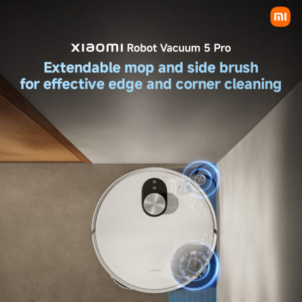 Xiaomi Robot Vacuum 5 Pro | 20000Pa | Dual Mopping | AI Obstacle Avoidance - Compu-Fi Technology South Africa